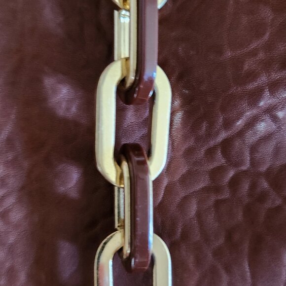 Tory Burch caramel/brown leather transformer bucket/ shoulder big bag - Picture 13 of 14